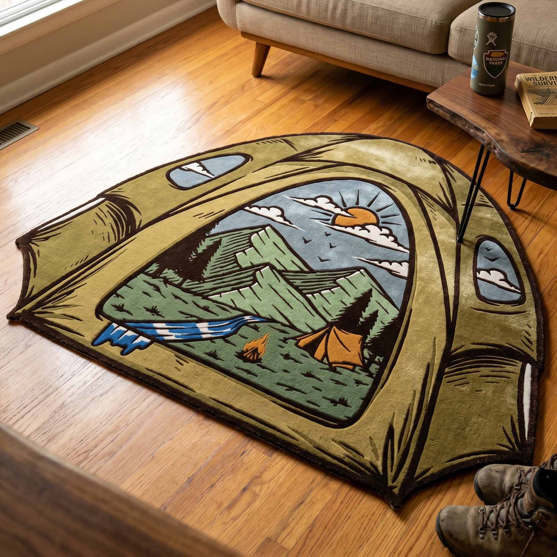 Mountain Trail Living Room Rug