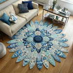 Ocean Pearl Living Room Rug