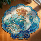 Ocean Mermaid Living Room Rug