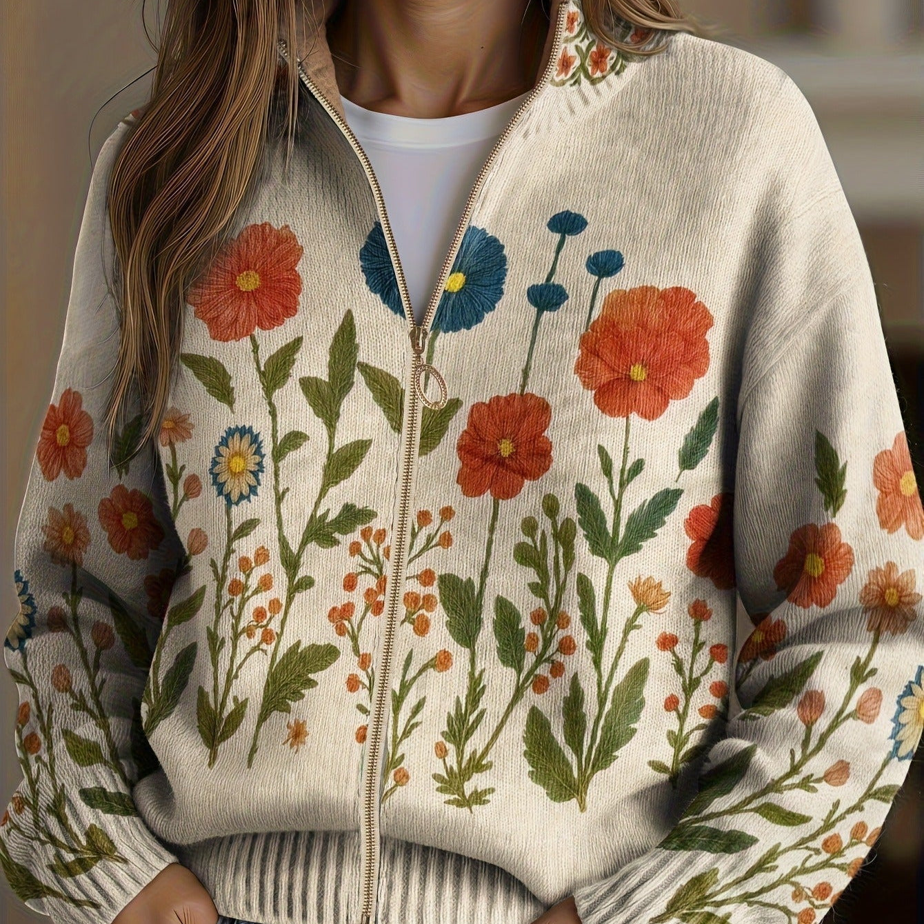 Cardigan with Summer Meadow – product image 1